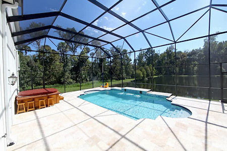 Pensacola pool enclosure repair and mesh upgrades for salt air protection